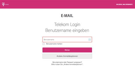 e-mail telekom login